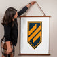 3rd Assault Brigade (Ukraine) - 26" x 36" Wood Framed Wall Tapestry