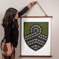 59th Assault Brigade (Ukraine) - 26" x 36" Wood Framed Wall Tapestry