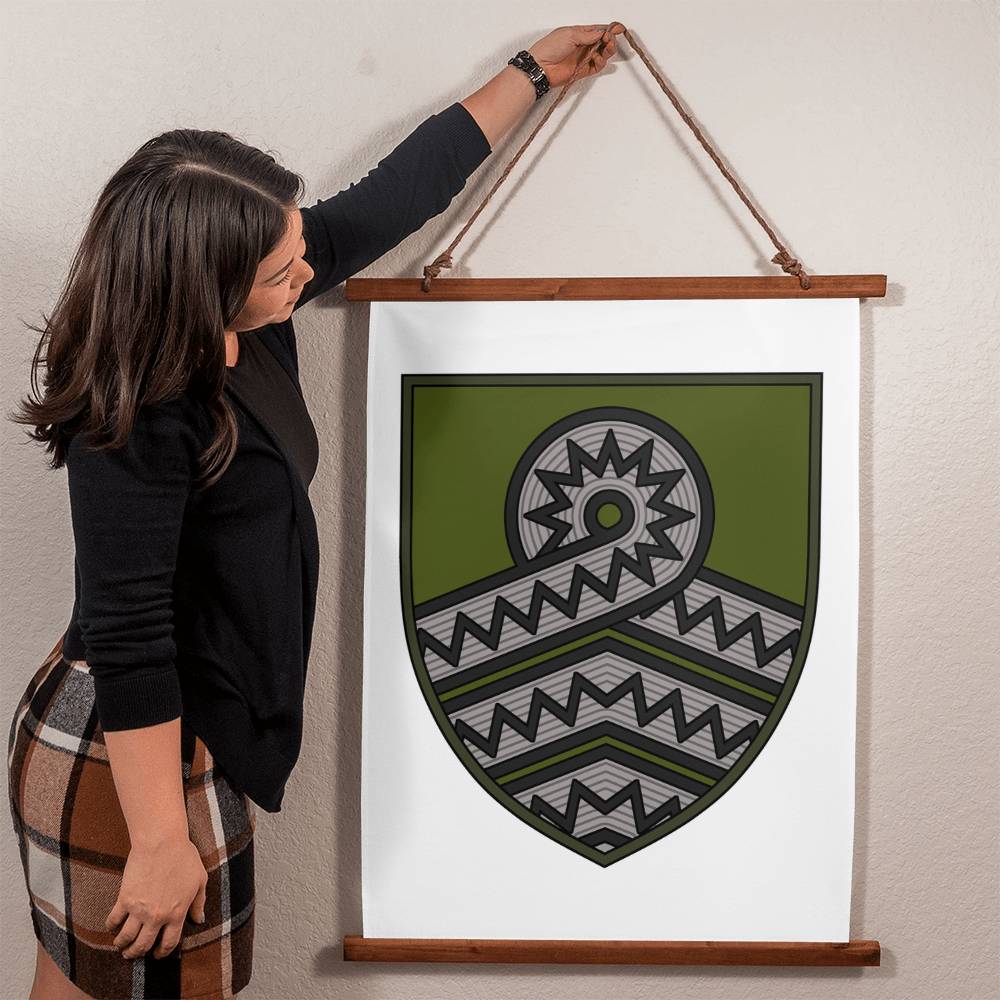 59th Assault Brigade (Ukraine) - 26" x 36" Wood Framed Wall Tapestry