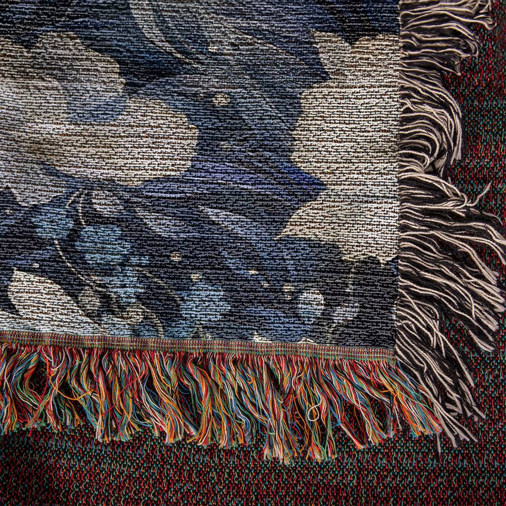 Nocturnal Bloom 07 - 50" x 60" Heirloom Woven Blanket