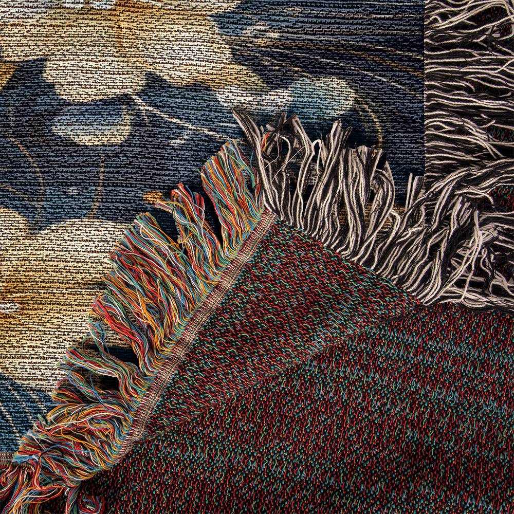 Nocturnal Bloom 06 - 50" x 60" Heirloom Woven Blanket