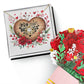 41. My Heart Belongs To You - Love Knot Necklace And Sweet Devotion Flower Bouquet Bundle
