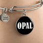 Opal v03 - Bangle Bracelet