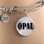 Opal v01 - Bangle Bracelet