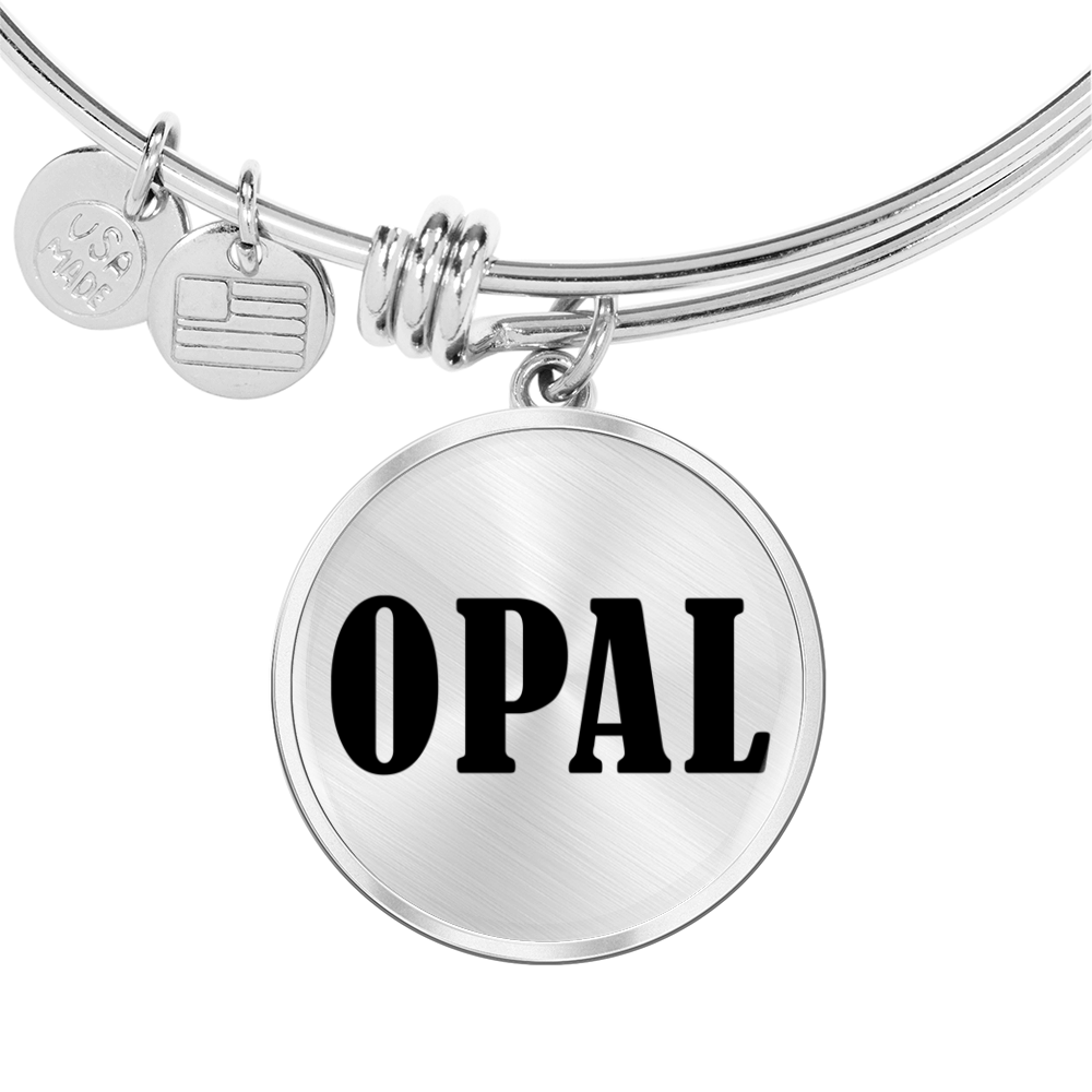 Opal v01 - Bangle Bracelet