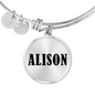 Alison v01 - Bangle Bracelet