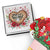 43. My Heart Belongs To You - Alluring Beauty Necklace And Sweet Devotion Flower Bouquet Bundle