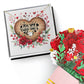 33. Happy Valentine's Day - Alluring Beauty Necklace And Sweet Devotion Flower Bouquet Bundle