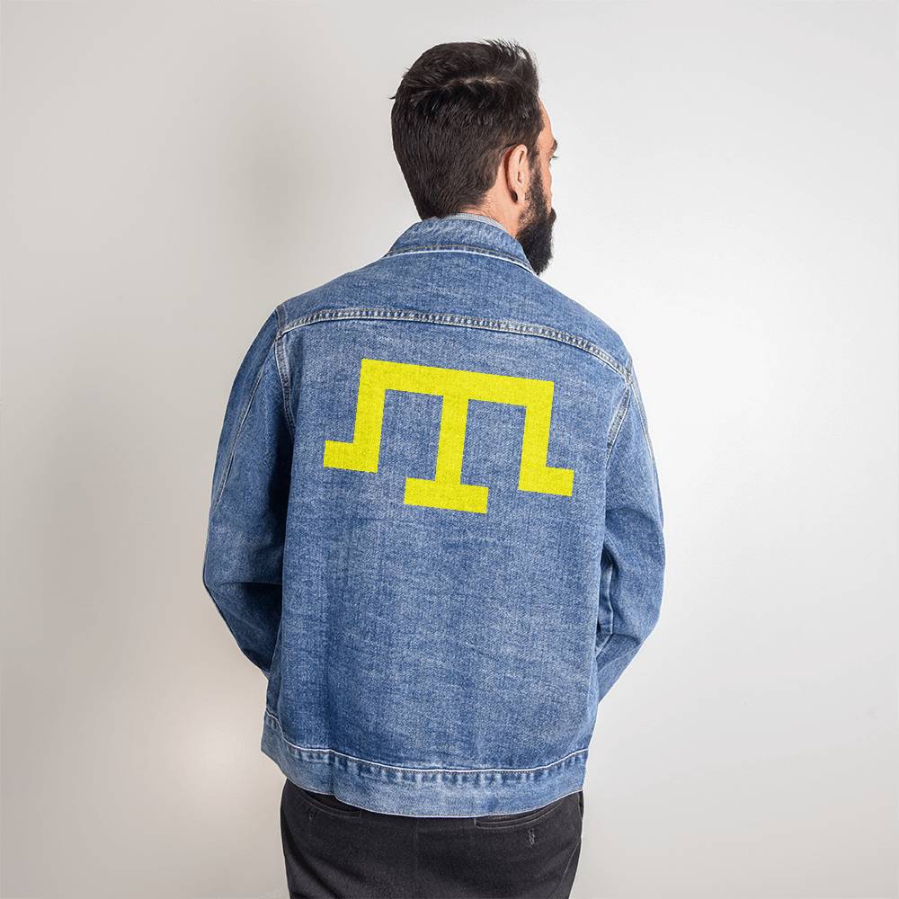 Tamga of Crimean Tatar Giray Dynasty - Men's DTG Denim Jacket