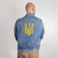 Tryzub (Yellow) - Men's DTG Denim Jacket