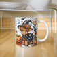 Halloween Highland Cow 15 - 11oz White Ceramic Mug