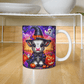 Halloween Highland Cow 05 - 11oz White Ceramic Mug