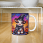 Halloween Highland Cow 14 - 11oz White Ceramic Mug
