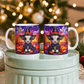 Halloween Highland Cow 05 - 11oz White Ceramic Mug