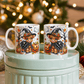 Halloween Highland Cow 15 - 11oz White Ceramic Mug