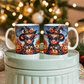 Halloween Highland Cow 07 - 11oz White Ceramic Mug