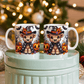 Halloween Highland Cow 02 - 11oz White Ceramic Mug