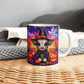 Halloween Highland Cow 05 - 11oz White Ceramic Mug