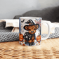 Halloween Highland Cow 08 - 11oz White Ceramic Mug