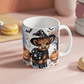 Halloween Highland Cow 08 - 11oz White Ceramic Mug