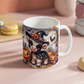 Halloween Highland Cow 09 - 11oz White Ceramic Mug