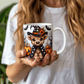Halloween Highland Cow 02 - 11oz White Ceramic Mug