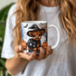 Halloween Highland Cow 08 - 11oz White Ceramic Mug