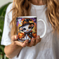 Halloween Highland Cow 06 - 11oz White Ceramic Mug