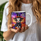 Halloween Highland Cow 05 - 11oz White Ceramic Mug