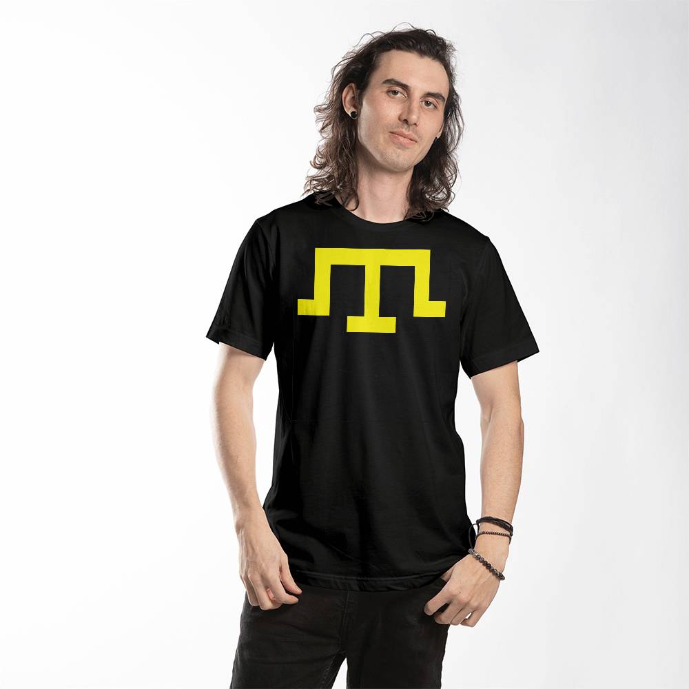 Tamga of Crimean Tatar Giray Dynasty - Black Bella + Canvas 3001 Unisex T-Shirt