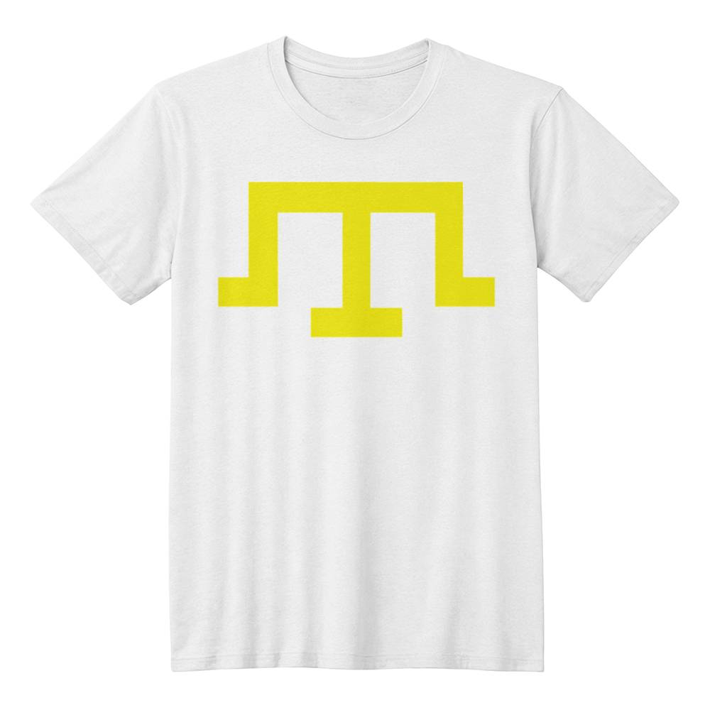 Tamga of Crimean Tatar Giray Dynasty - White Bella + Canvas 3001 Unisex T-Shirt