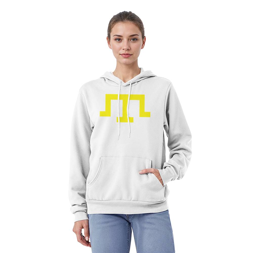 Tamga of Crimean Tatar Giray Dynasty - White Bella + Canvas 3719 Unisex Pullover Hoodie