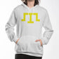 Tamga of Crimean Tatar Giray Dynasty - White Bella + Canvas 3719 Unisex Pullover Hoodie
