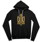 Stylized Tryzub - Black Bella + Canvas 3719 Unisex Pullover Hoodie