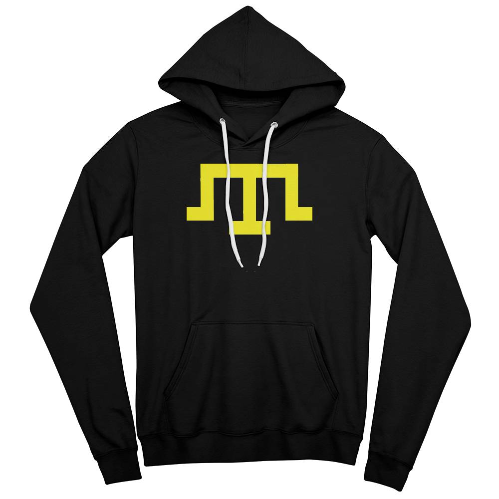 Tamga of Crimean Tatar Giray Dynasty - Black Bella + Canvas 3719 Unisex Pullover Hoodie