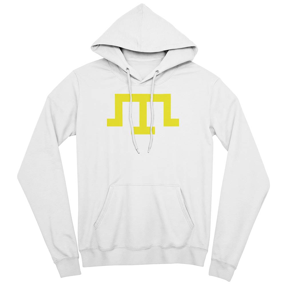 Tamga of Crimean Tatar Giray Dynasty - White Bella + Canvas 3719 Unisex Pullover Hoodie