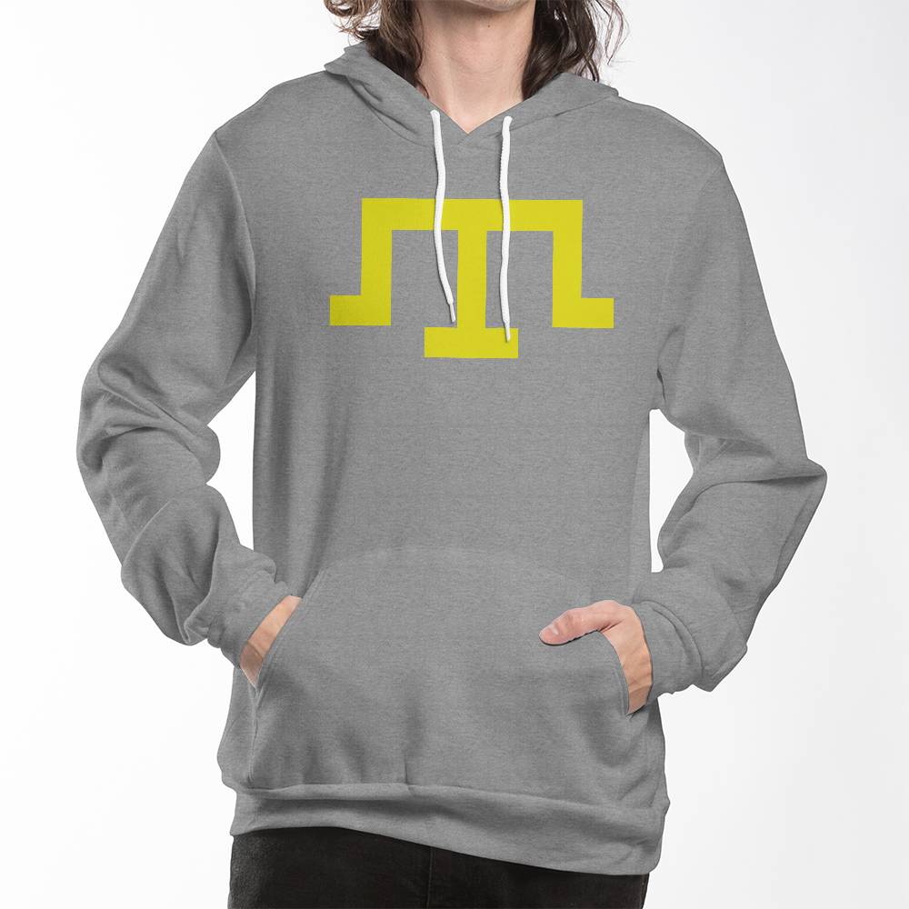 Tamga of Crimean Tatar Giray Dynasty - Athletic Heather Bella + Canvas 3719 Unisex Pullover Hoodie