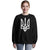 Tryzub (White) - Bella + Canvas 3945 Unisex Crewneck Sweatshirt