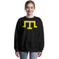 Tamga of Crimean Tatar Giray Dynasty - Black Bella + Canvas 3945 Unisex Crewneck Sweatshirt