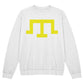 Tamga of Crimean Tatar Giray Dynasty - White Bella + Canvas 3945 Unisex Crewneck Sweatshirt