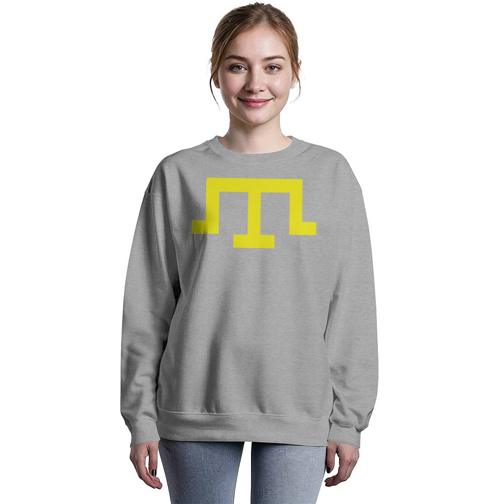 Tamga of Crimean Tatar Giray Dynasty - Athletic Heather Bella + Canvas 3945 Unisex Crewneck Sweatshirt