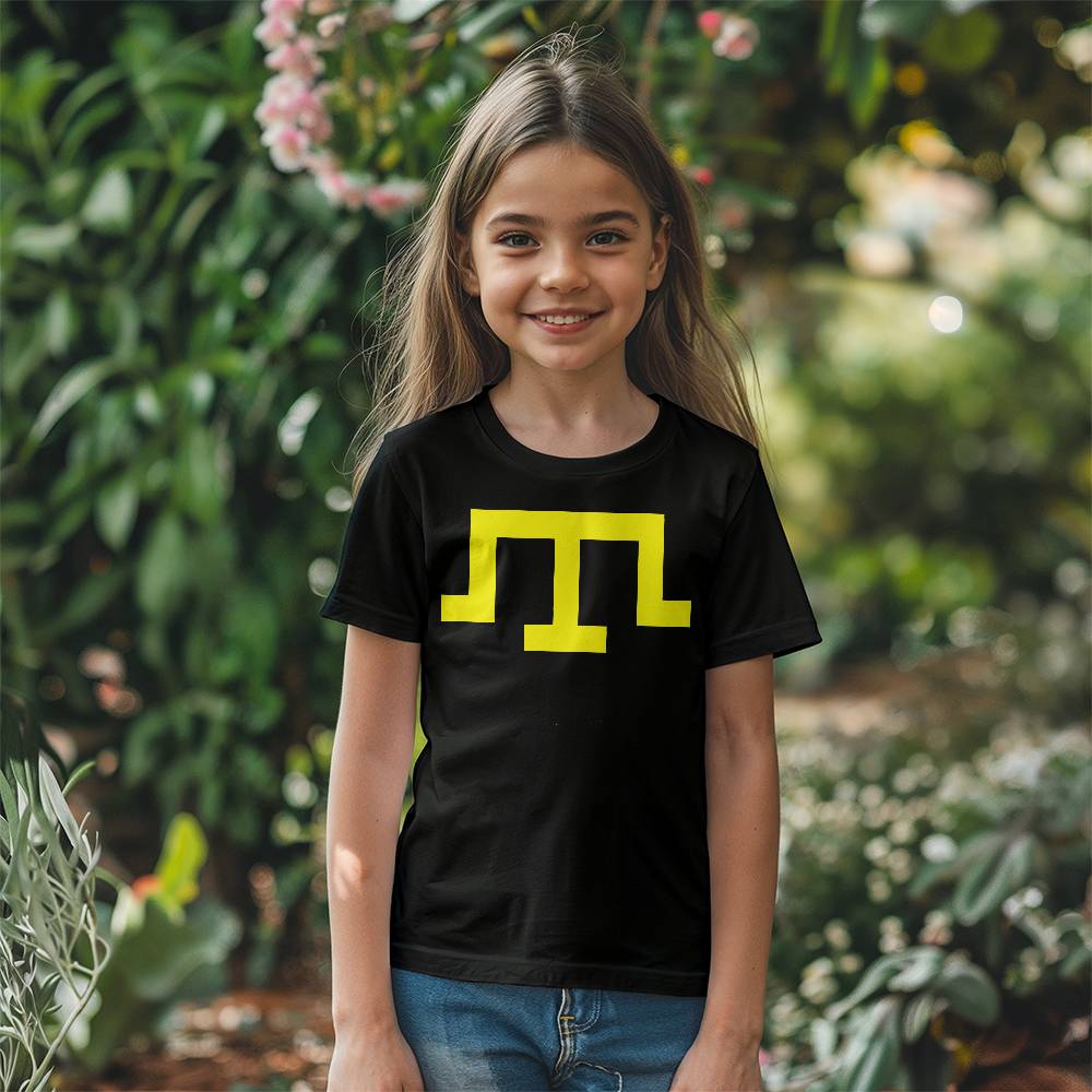 Tamga of Crimean Tatar Giray Dynasty - Black Bella + Canvas 3001Y Unisex Youth T-Shirt