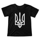 Tryzub (White) - Black Bella + Canvas 3001T Toddler Jersey Tee