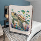 Cute Sea Turtle 003 - 50" x 60" Heirloom Woven Blanket
