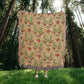 Funny Christmas Reindeer Pattern 07 - 50" x 60" Heirloom Woven Blanket