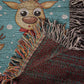 Funny Christmas Reindeer Pattern 11 - 60" x 50" Heirloom Woven Blanket