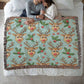 Funny Christmas Reindeer Pattern 04 - 60" x 50" Heirloom Woven Blanket