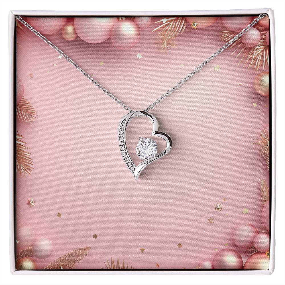 Christmas Background 005 - Forever Love Necklace
