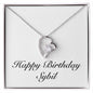 Happy Birthday Sybil - Forever Love Necklace