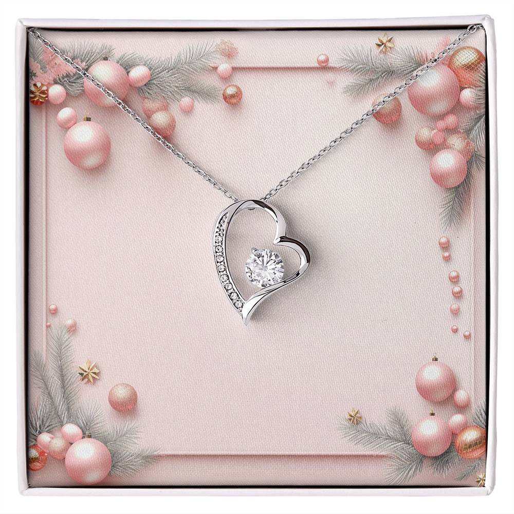 Christmas Background 008 - Forever Love Necklace